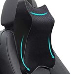 Car Headrest Pillow |   Ergonomic Memory Foam   Neck Shoulder Support   Pillow with Adjustable   Design & Enlarged Surface |   Pain Relief for Driving Travel   Sleeping