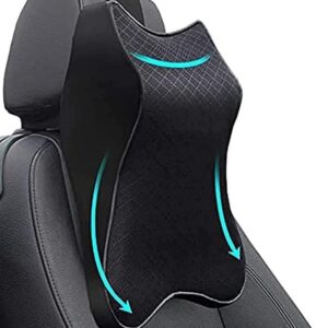 Car Headrest Pillow |   Ergonomic Memory Foam   Neck Shoulder Support   Pillow with Adjustable   Design & Enlarged Surface |   Pain Relief for Driving Travel   Sleeping