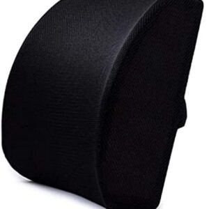 Small Lumbar Back Support Pillow for Car, Chair Cushions,Back Pain Relief Improve Posture, Single Adjustable Straps
