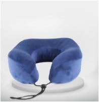 U-Shaped Memory cold Neck Travel Pillow - Blue