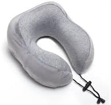 U-Shaped Memory cold Neck Travel Pillow - grey