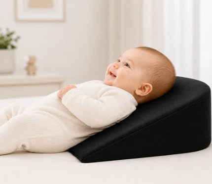 Baby Pillow, Anti-Reflux Wedge Pillow for Infants | مخدة نوم للاطفال لتحسين التنفس ومانع للارتجاع