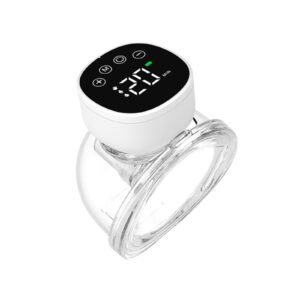 Mingzhe MY-376 Wearable Hands Free Electric Breast Pump Silent Invisible Breast Pump 3 Modes 9 Levels of Suction 180ML Capacity