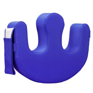 SEABIRD Patient Turning Device Multifunctional U-Shaped Pillow Leather Breathable Rest Nursing Tool Paralyzed Patient Turning Pillow Help The Elderly Turn Over, Blue