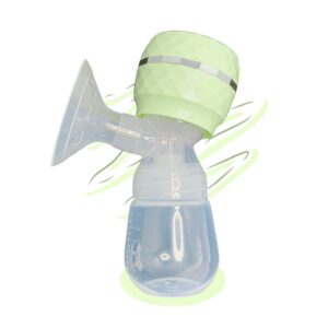BPA Free Portable 9 Modes Automatic Electric Breast Pump (Green)