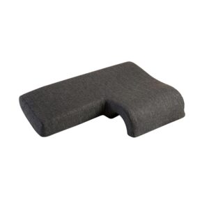 The White Willow Memory Foam Couple Hug Arm Hand Pressure Love Pillow for Sleeping for Husband & Wife Perfect (25.5" x 18"W x 4.5") Grey