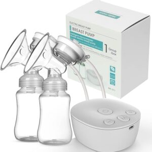 , O CARE Double breast pump electric, with sillicon flange antifriction