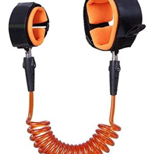 Baby Kids Safety Anti Lost Wrist Link Rope Walking Hand Belt 150 cm Orange Color