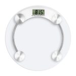 MCP Digital Glass Weighing Machine Round Personal weighing scale for home use Weight Machine (Transparent)