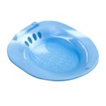 Sitz Bath for Toilet, Portable Sitz Bath for Men Women Sitz Bath for Hemorrhoids Pp Material Foldable Hangable Sitz Bath Tub Large-Capacity Care Essentials, Blue